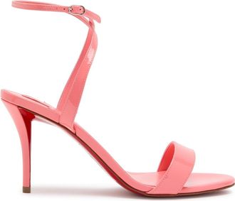 Christian Louboutin Miss Z 80 Patent Leather Sandals - Pink - 41 (IT41/ UK8)