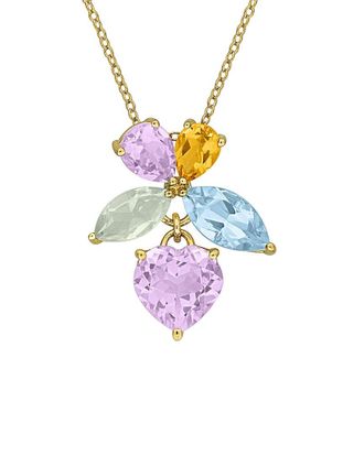 Rina Limor Gold-Plated Silver 7.65 ct. tw. Gemstone Pendant