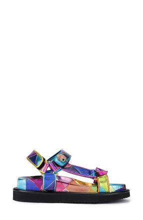Kurt Geiger Orson Slingback Sandal in Rainbow Metallic at Nordstrom, Size 7.5Us