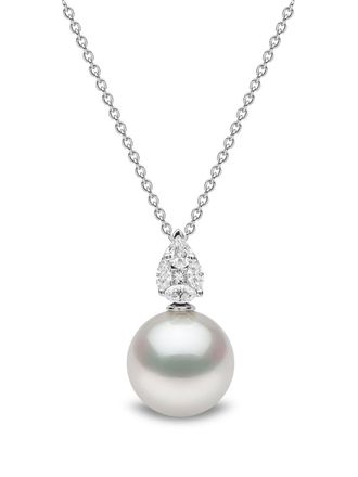 Yoko London 18kt white gold Starlight South Sea pearl and diamond necklace - Silver