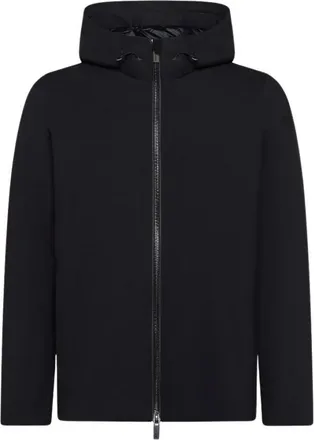 Roberto Ricci Design Hooded jas met Stratofabric 2 membraan - Heren - Gewatteerde jassen - Blauw - M - Jassen