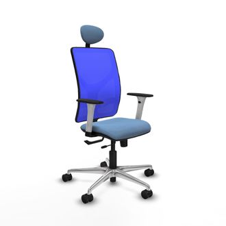 Piqueras y Crespo Silla De Oficina Piqueras Y Crespo Motilla Blanco Mecanismo Sincro