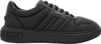 Bally Maudo Black Low-Top Leather Sneakers