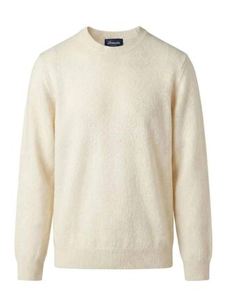 Drumohr Long sleeve crew-neck logo sweater