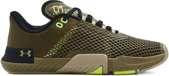 Under Armour Sneakers TriBase Reign 4 Tent/Black/Khaki - Verde