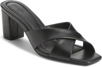 Open Edit Grady Slide Sandal in Black at Nordstrom, Size 6.5