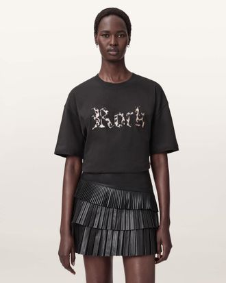 AllSaints Rock Etta Oversized T-Shirt