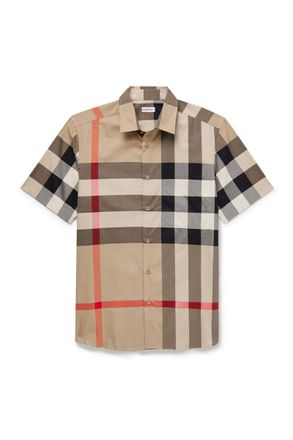 Burberry Slim-Fit Checked Cotton Shirt