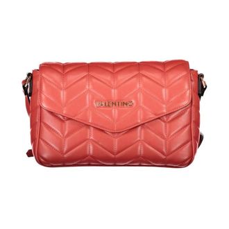 Valentino Cross Body Bags, female, Red, Size: ONE SIZE Quilted Crossbody Bag