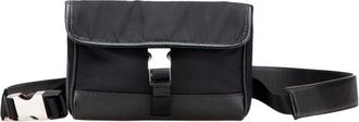 Prada Pre-owned Belt Bags, female, Black, Size: ONE SIZE Pre-owned Functional Belt Bag with Adjustable Buckle Strap