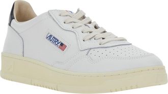 Autry Mens Sneakers Medalist Low White Leather Trainers