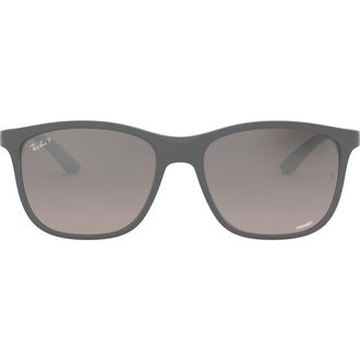 Ray-Ban 59mm Chromance Polarized Sunglasses in Grey at Nordstrom