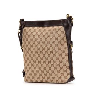 Gucci Pre-owned Cross Body Bags, female, Beige, Size: ONE SIZE Pre-owned GG Canvas Crossbody Shoulder Bag 109097