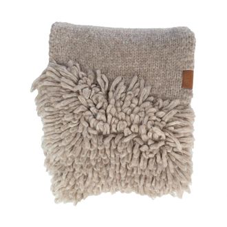 Loewe Winter Scarves, female, Beige, Size: ONE SIZE Alpaca-blend Scarf