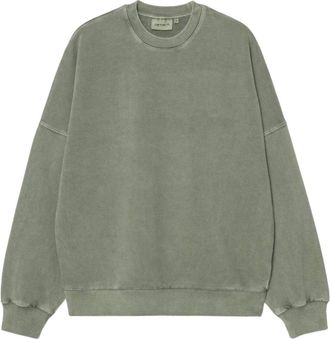 Carhartt Work in Progress Rggd Sweatshirt - Heren - Sweatshirts - Groen - S - Katoen - Hoodies & sweatvesten