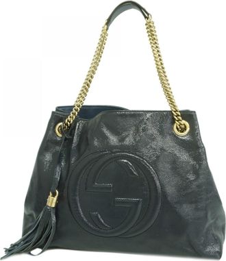 Gucci Blue Tote Bag (Pre-Owned)