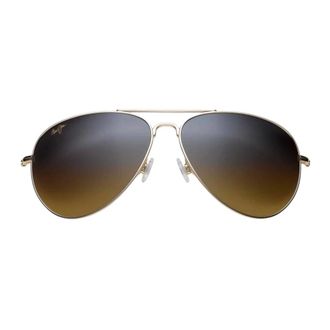 Maui Jim Sunglasses, unisex, Yellow, Size: 60 MM Mavericks Aviator Sunglasses