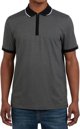 DKNY Archer Tipped Polo in Grey at Nordstrom Rack, Size X-Large