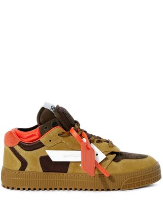 Off-white Floating Arrow sneakers - men - Polyester/Leather/Polyester/Rubber/Leather - 40 - Brown