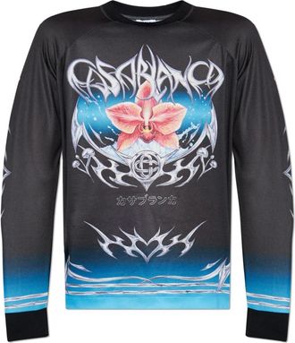 Casablanca Uomo, Top, Nero, L, new