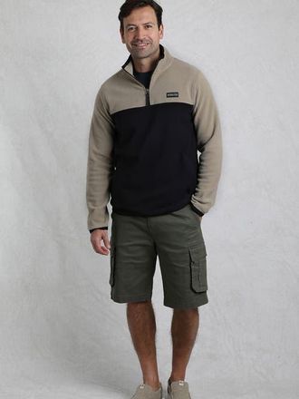 Weird Fish Tristan 1/4 Zip Microfleece in Flint Stone at Nordstrom, Size Xxx-Large
