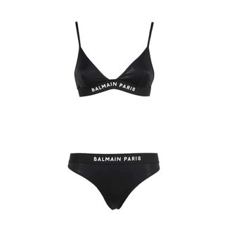 Balmain Bkb80 Triangle Bra Bikini
