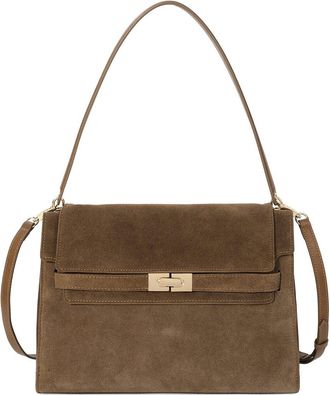 Tiffany & Fred Refined Suede Shoulder Bag
