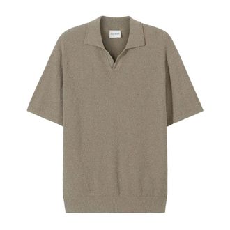 Closed Closed, Polo Shirts, male, Green, Size: S Polo regular V-neck
