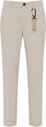 Manuel Ritz Pantalone Tinto Slim Fit - Heren - Chinos - Beige - L - Katoen - Broeken