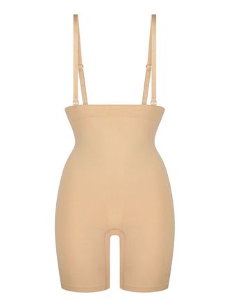 Hunkem&ouml;ller Nahtloser, figurformender Oberschenkel-schlankmachender Shapewear-Body aus 100% BaumwolleKlein