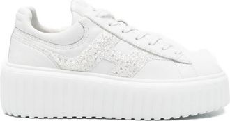 Hogan H strepen leren sneakers