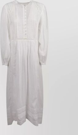 Isabel Marant gisela cotton dress pleated front