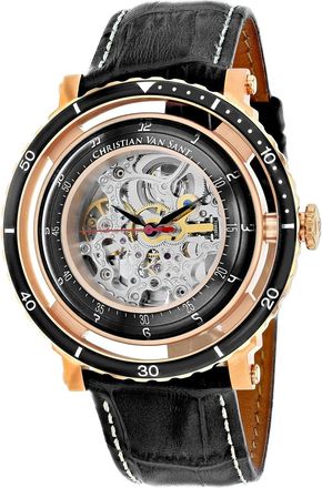 Christian Van Sant Mens Dome Silver Round 45mm