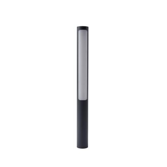 Lucande Lucande - L&aacute;mpara Led Para Exterior tuberia En Negro De Aluminio