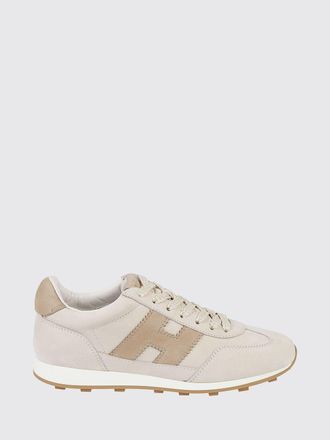 Hogan H727 Leather and Nubuck Sneakers with Memory Foam Insole