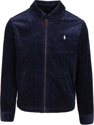 Polo Ralph Lauren Wyntn Katoen Velvet Jas - Heren - Zomerjassen - Blauw - 2XL - Katoen - Jassen