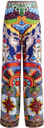 Alice & Olivia Alice + Olivia Womens Printed Trousers