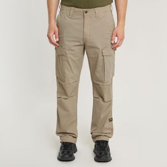G-Star Mens G-Star RAW Core Regular Cargo Pants - Beige Cotton - Size 34W/34L