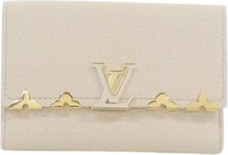 Louis Vuitton Pre-owned Wallets, female, Beige, Size: ONE SIZE Pre-owned Tri-fold Wallet