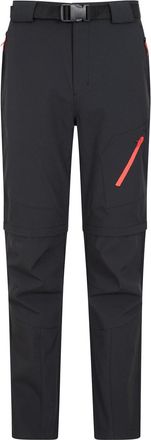 Mountain Warehouse Wandelbroek heren Forest Convertible (Zwart)