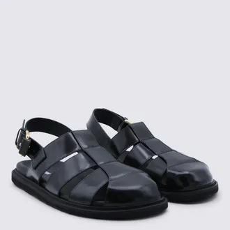 Moschino Mens Sandals Black _cover Le Sole El