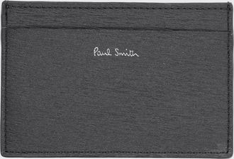 Paul Smith Portacarte di credito in pelle con logo