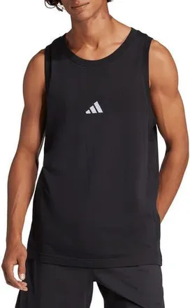 adidas Performance Tank in Black/White at Nordstrom Rack, Size X-Large