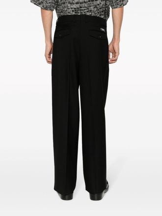 Versace Black Wide Leg Pant