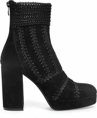 Silent D Womens Yasmin Boot In Black Suede