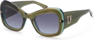 Dsquared2 Womens 54 mm Green Sunglasses