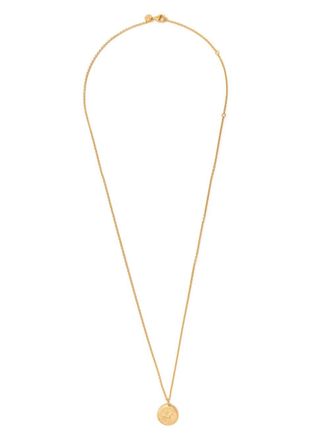 Tom Wood coin-pendant necklace - men - 18kt Gold Plated Brass/Sterling Silver - OS