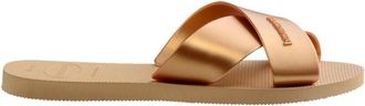 Havaianas Aqua Metallic Sandalen für Damen | beige/braun