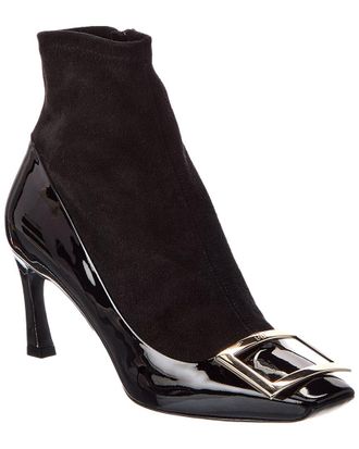 Roger Vivier Suede & Patent Boot