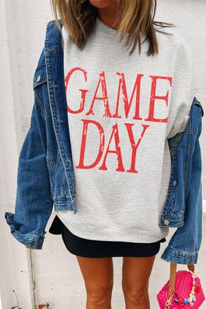 Azura Exchange Game Day Grafisch Sweatshirt